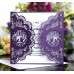 Laser Invitation Card  Wedding Invitations Lovebirds Pattern